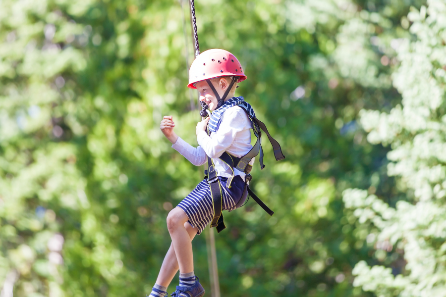 Ziplining